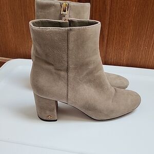 Tory Burch Taupe Ankle Booties